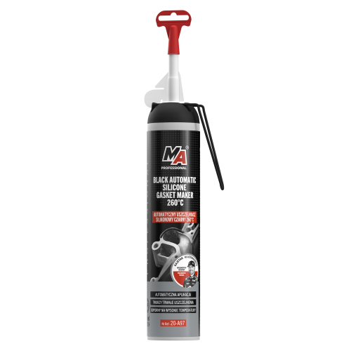 MA PROFESSIONAL AUTOMATYCZNY USZCZELNIACZ SILIKONOWY CZARNY 200ML
