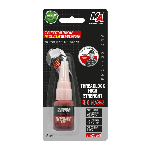 MA PROFESSIONAL KLEJ DO GWINTÓW CZERWONY