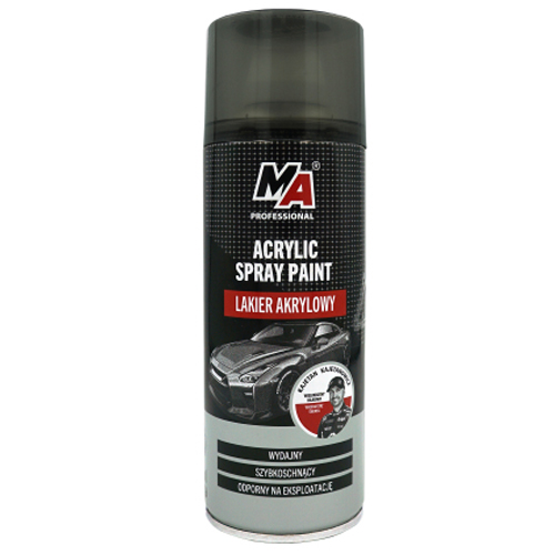 MA PROFESSIONAL LAKIER AKRYLOWY BLACK POŁYSK 400ML