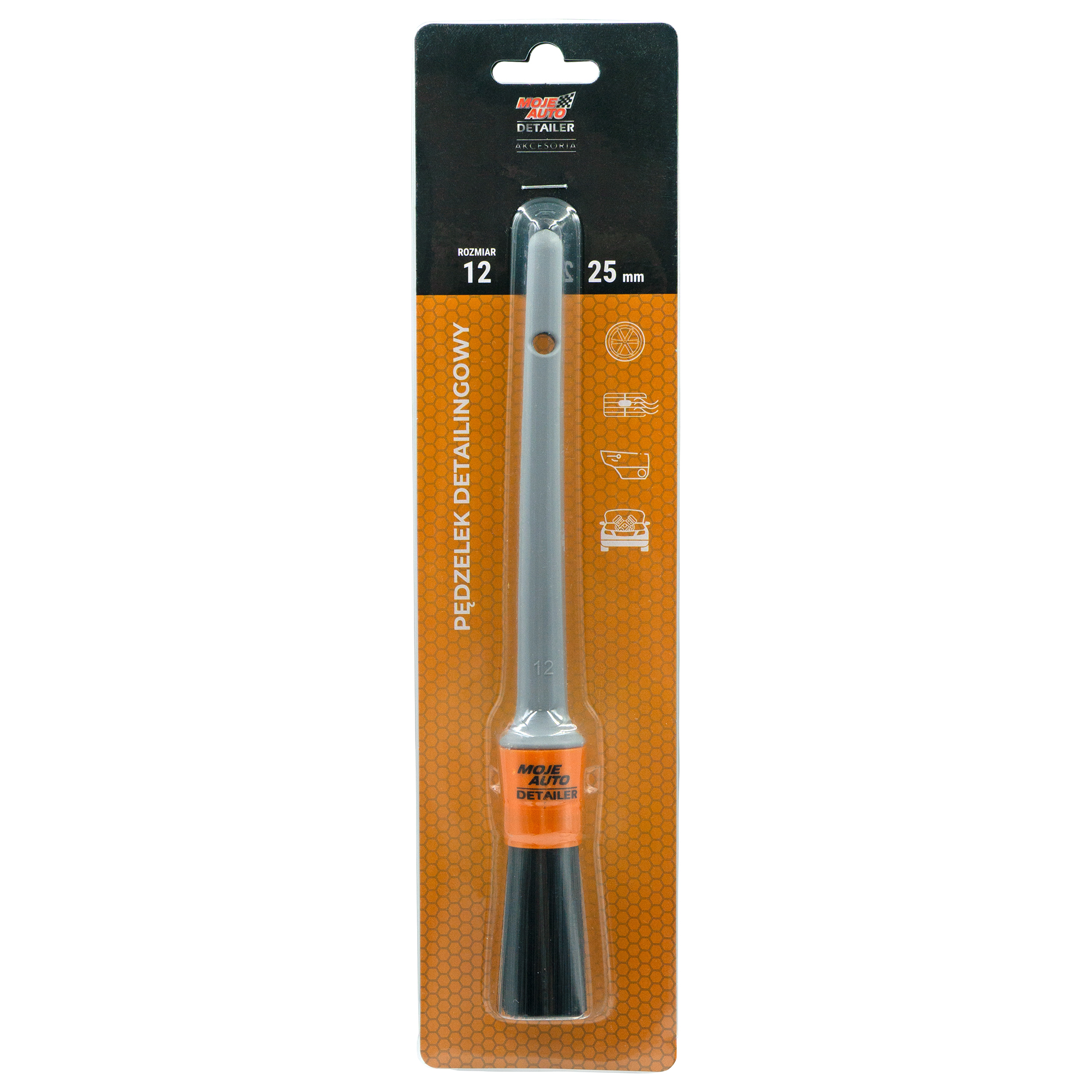 MOJE AUTO DETAILER PĘDZELEK DETAILINGOWY 12X25