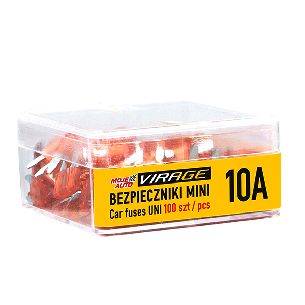 VIRAGE BEZPIECZNIKI MINI 10A 100SZT