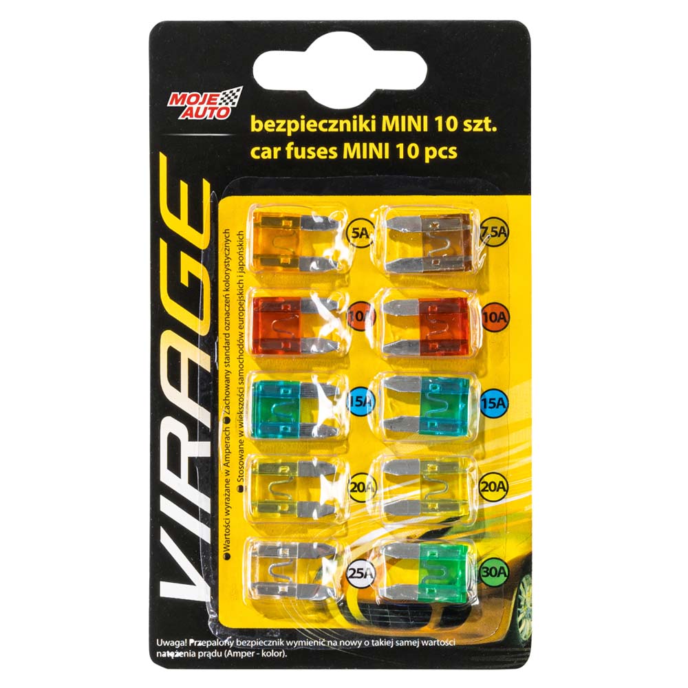 VIRAGE BEZPIECZNIKI MINI 10SZT