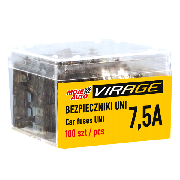 VIRAGE BEZPIECZNIKI UNI 7.5A 100SZT