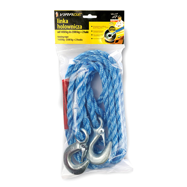 VIRAGE LINA HOLOWNICZA 2500KG + 2 HAKI